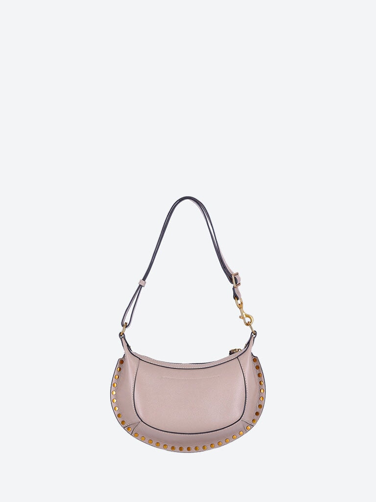 Oskan moon grainy leather shoulder bag 4