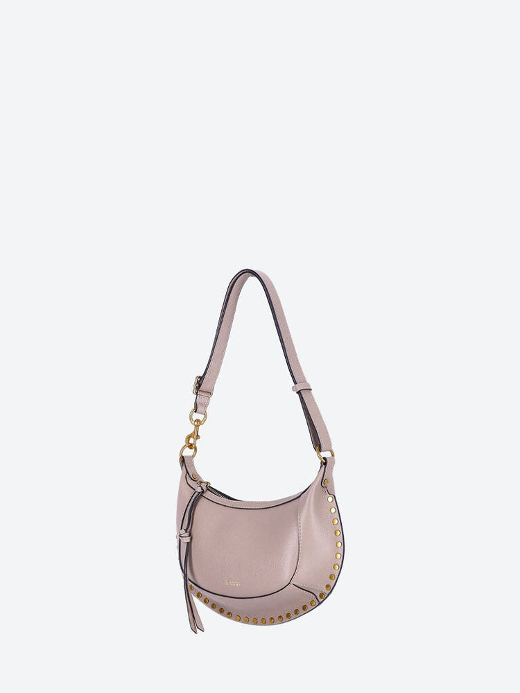 Oskan moon grainy leather shoulder bag 2