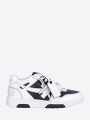 Out of office black and white calfskin sneakers ref: