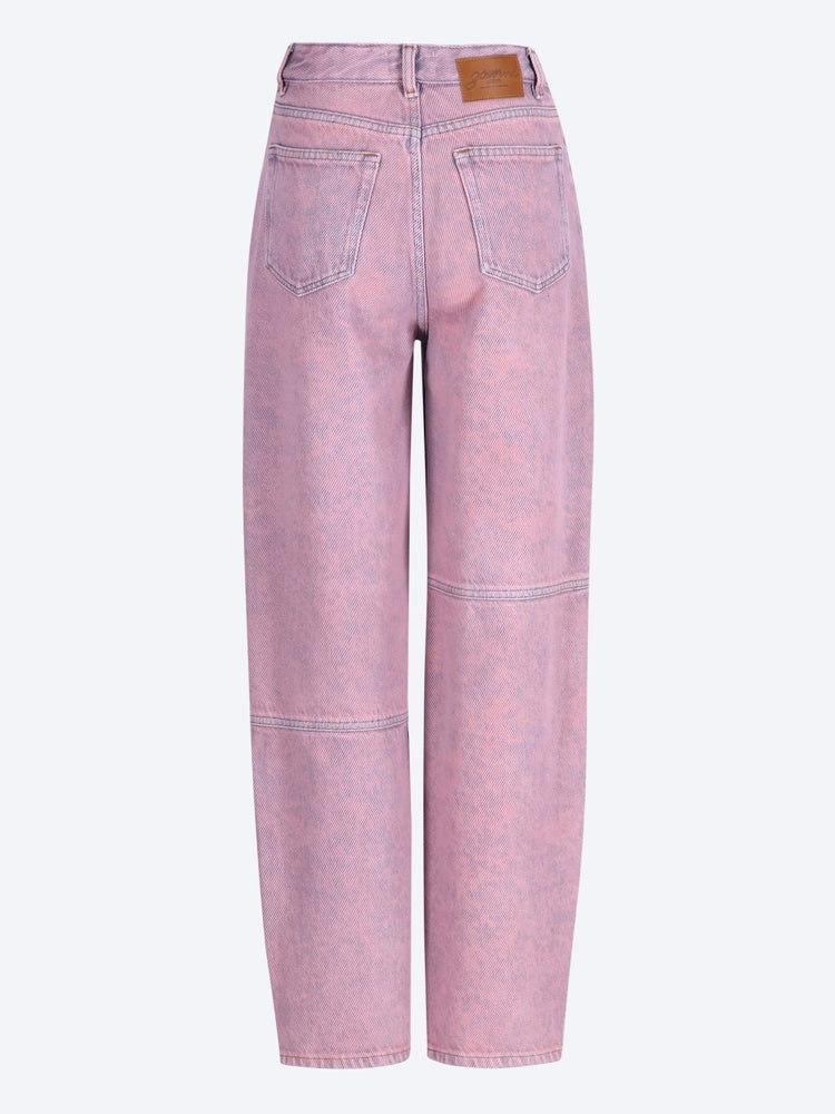 Overdyed heavy denim stary jeans 3