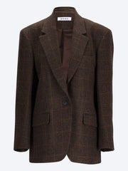 Veste-blazer oversize à carreaux ref: