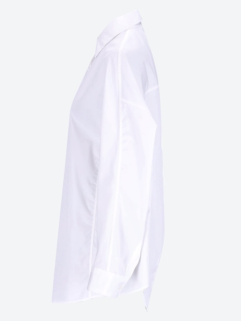 Oversized cocoon shirt with kmono sleeve 2