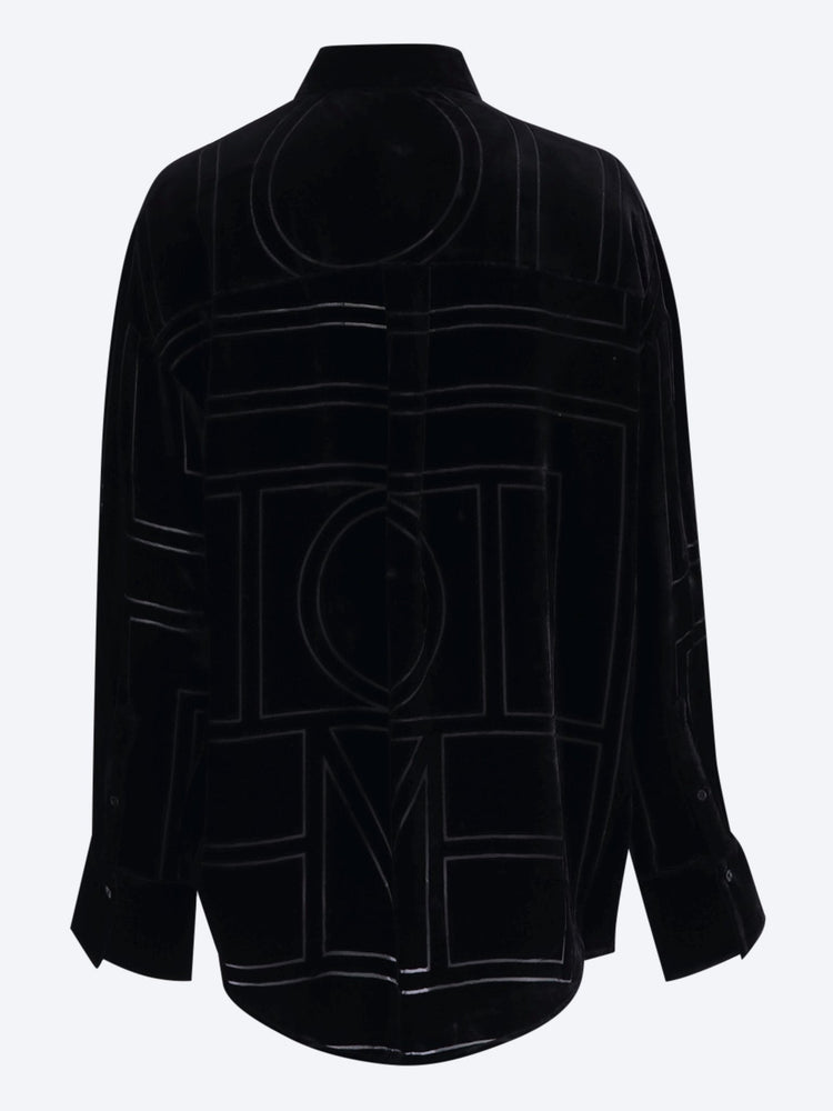 Oversized devore shirt 3