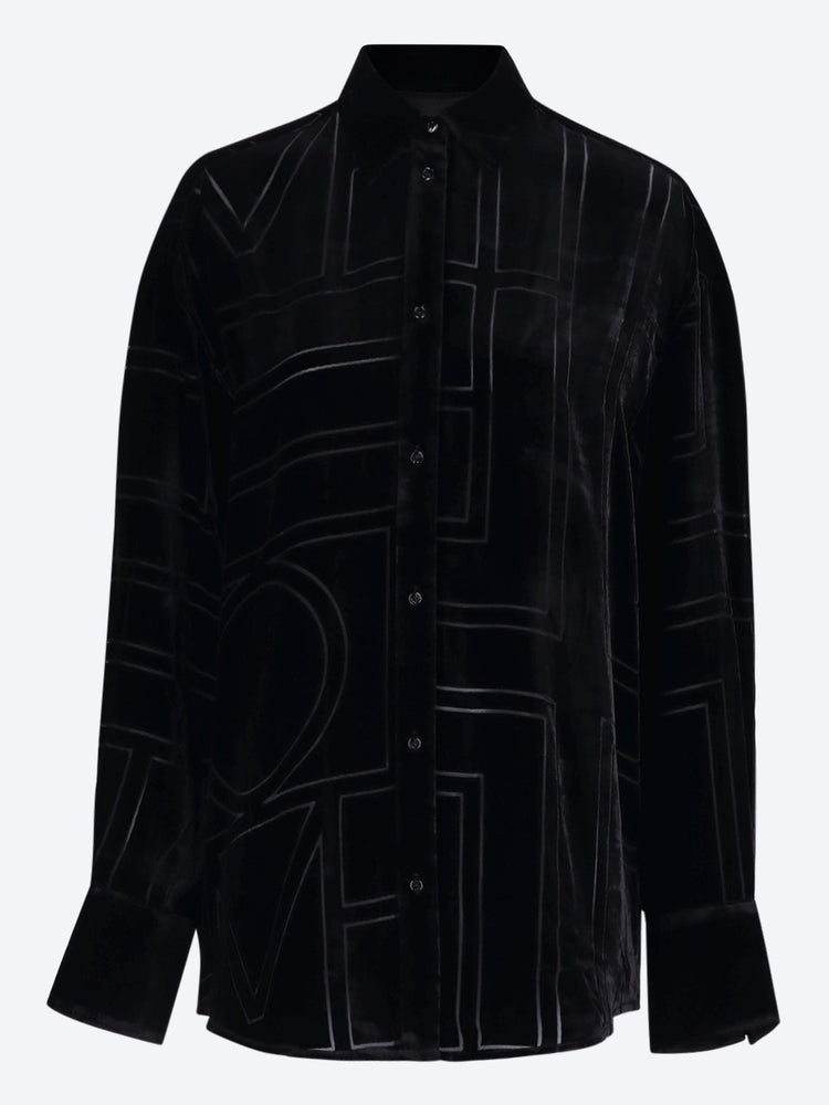 Oversized devore shirt 1