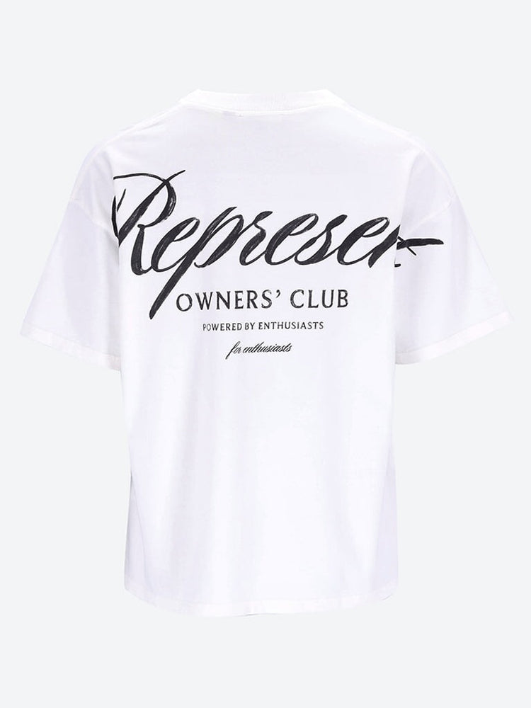 Represent owners club script t-shirt 2