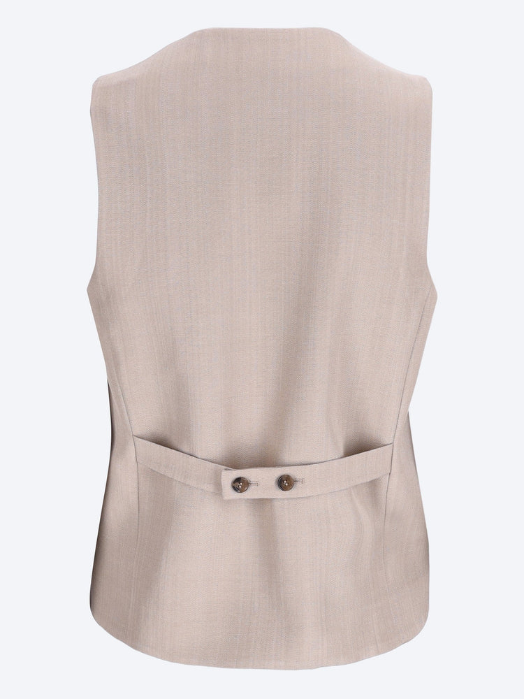 Paco high-neck tailored vest 3