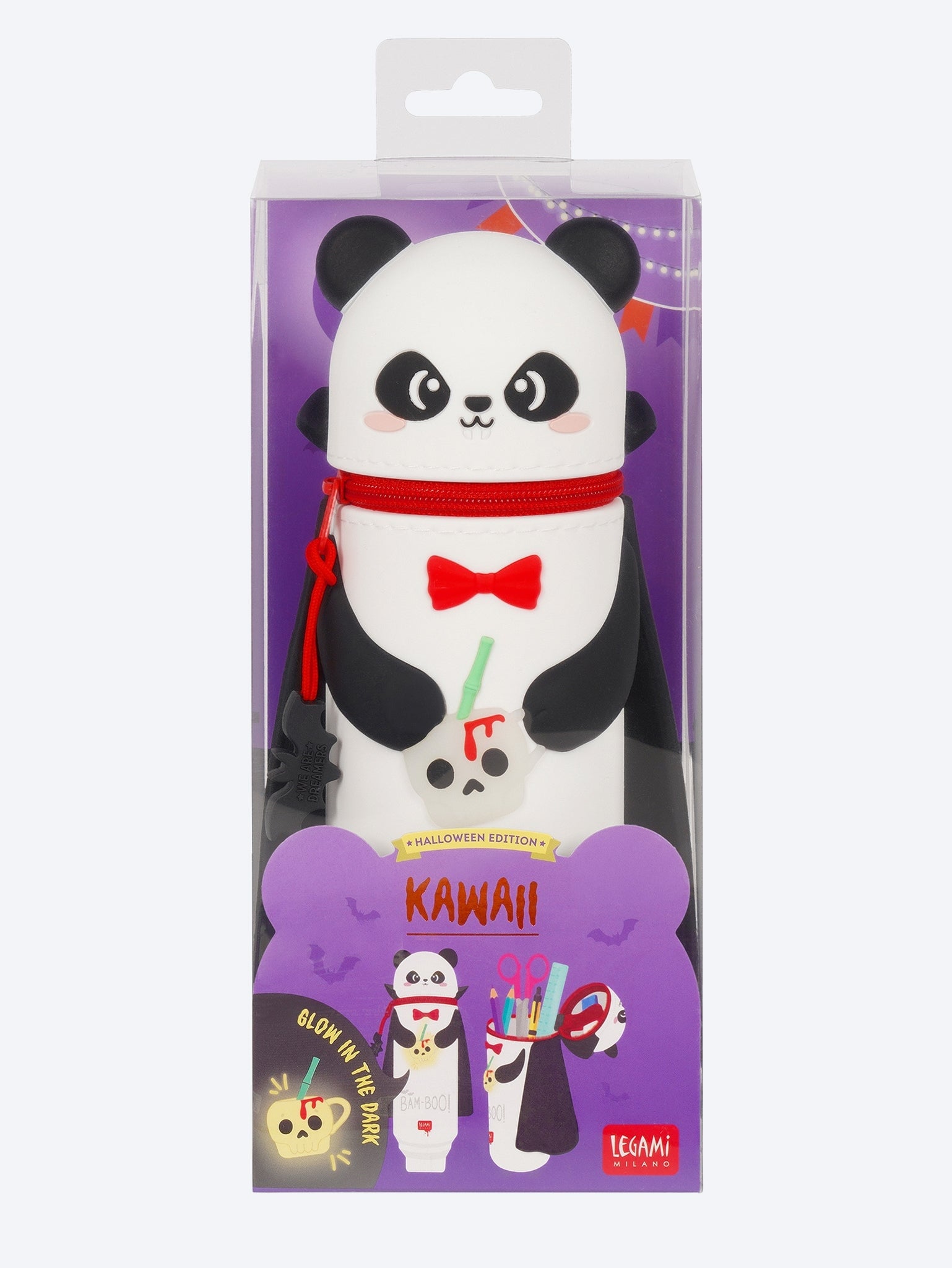 Panda „Bam-Boo“ 2-in-1 Silikon-Federmäppchen – Kawaii – Süßes oder Saures 2026 3