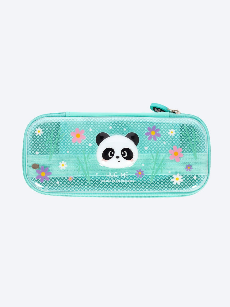 Panda rigid transparent pencil case - wonderwow 1