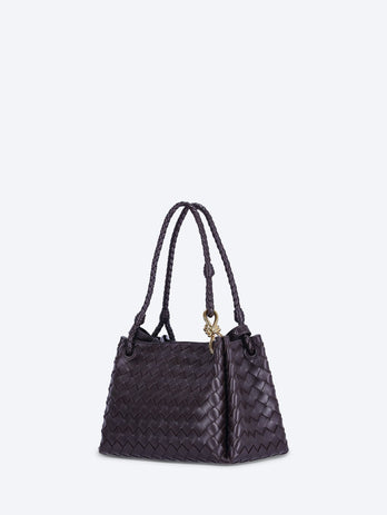 Parachute leather handbag