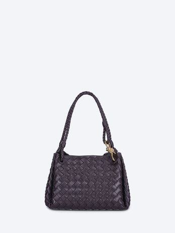 Parachute leather handbag