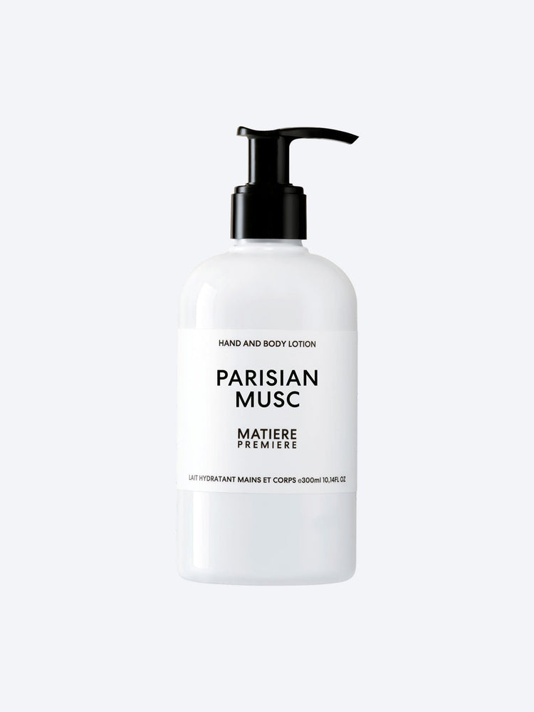 Lotion de corps à main du musc parisien 1