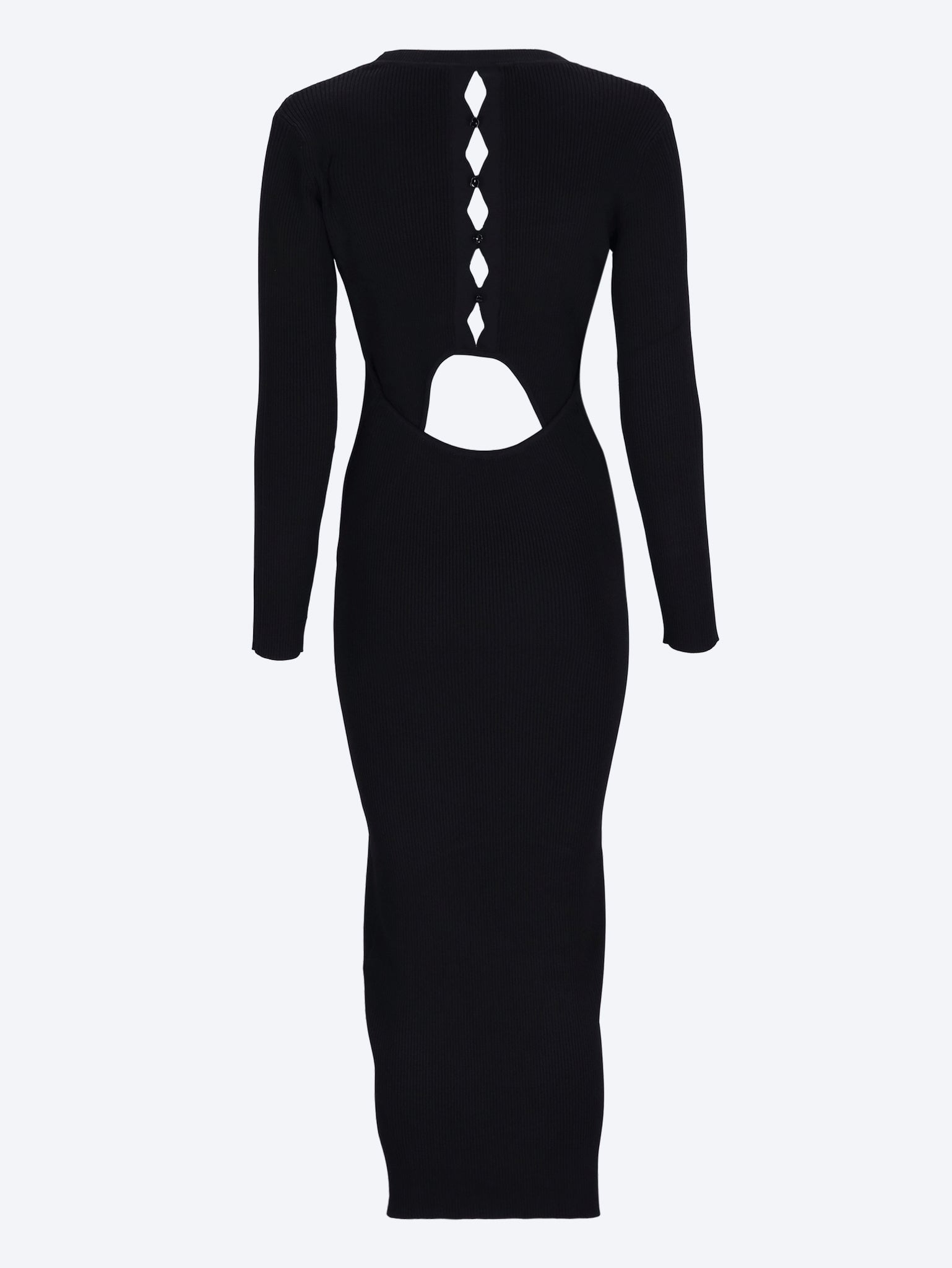 Pariso ribbed knitting long dress 2