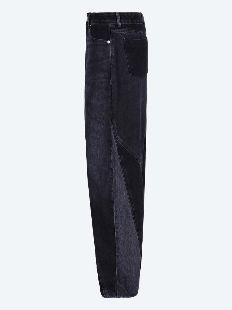 Patchwork boyfriend jeans 2