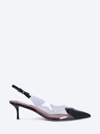 Patent calfskin slingbacks 55