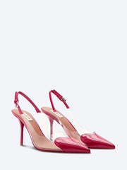 Patent calfskin slingbacks 90 ref: