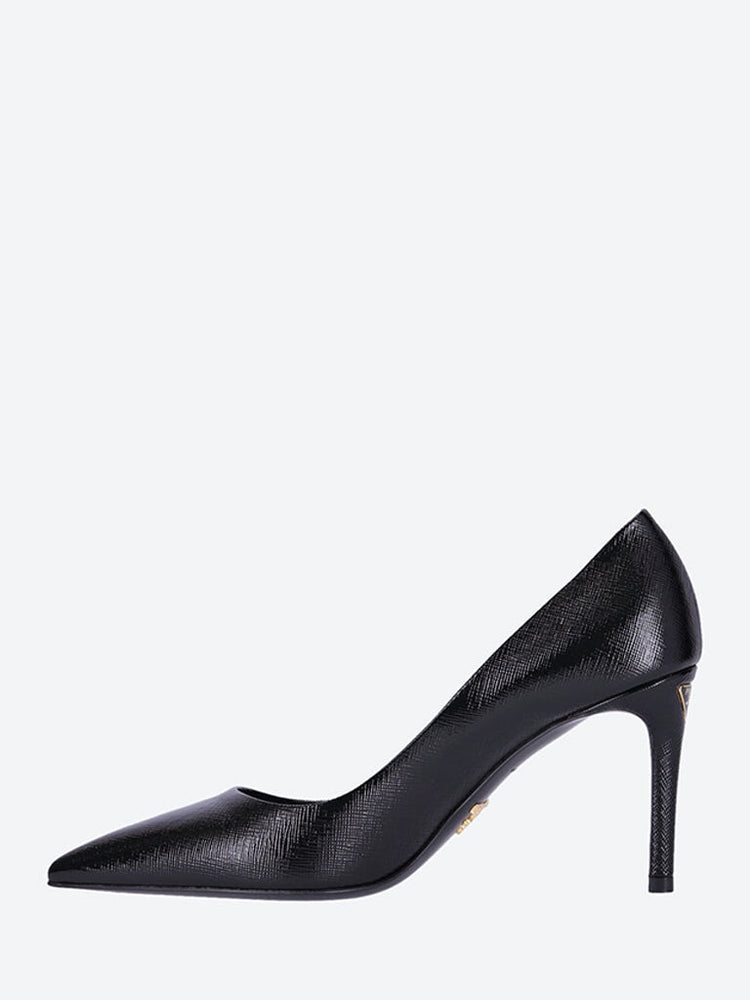 Patent saffiano leather pumps 4