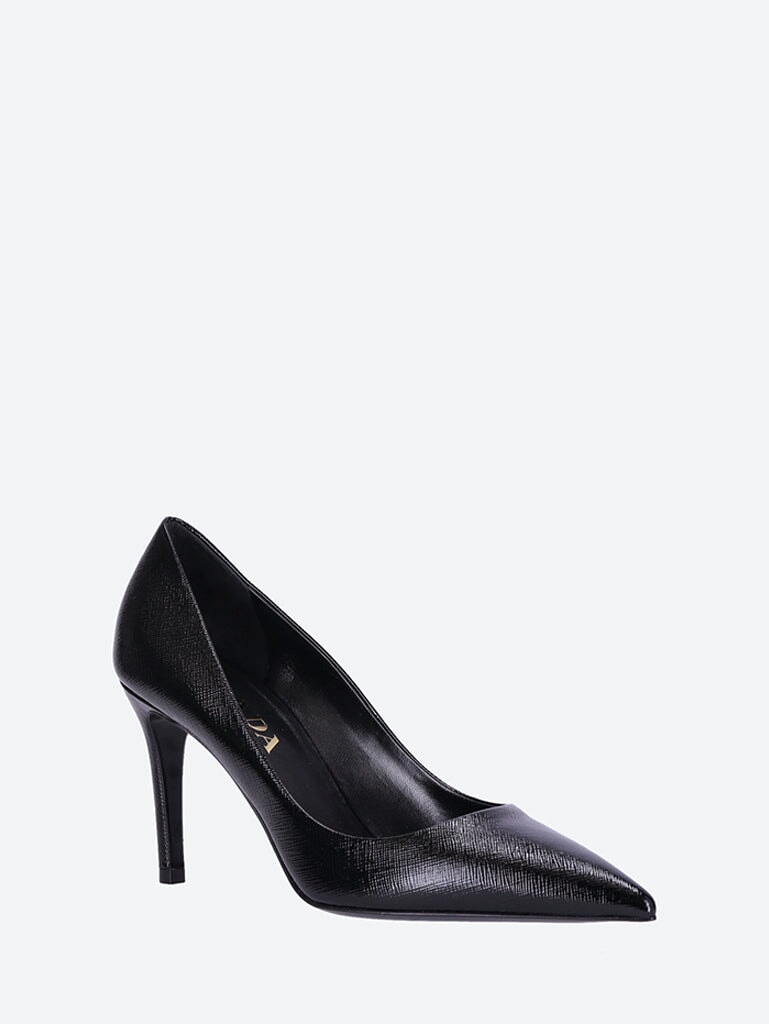 Patent saffiano leather pumps 2