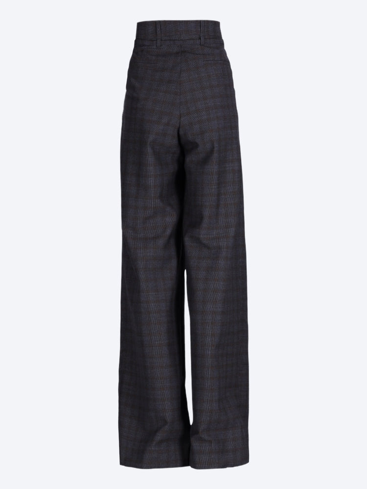 Peacha double belted wide leg high waisted pants 3