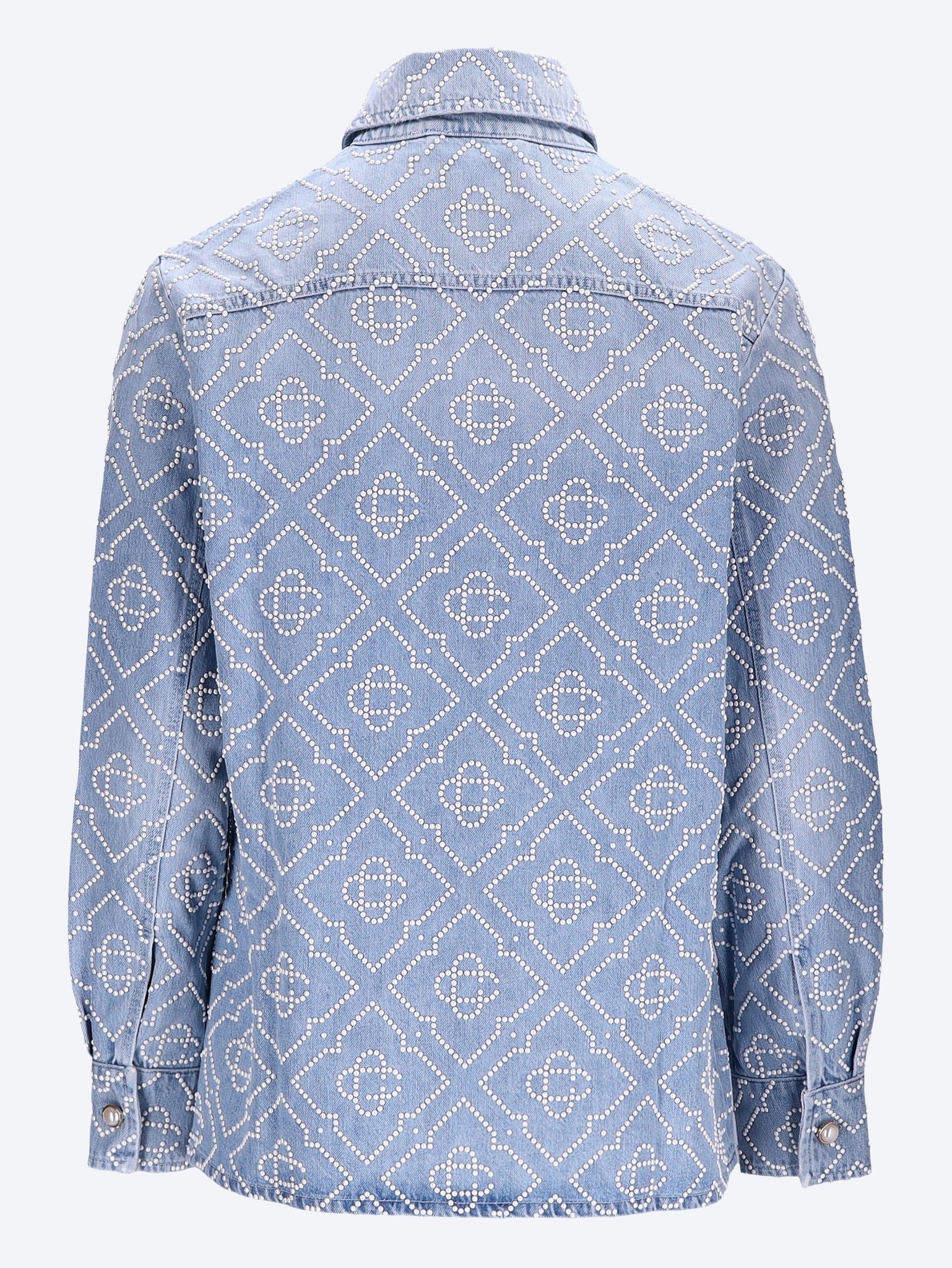 Pearl denim shirt 3