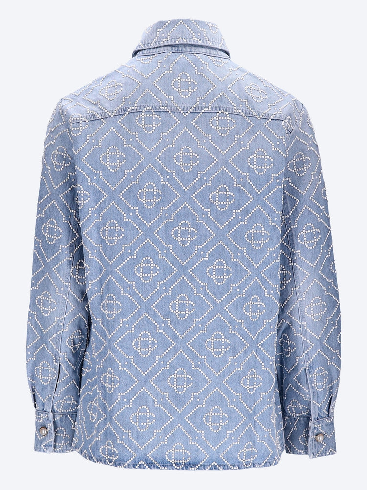 Pearl denim shirt 3