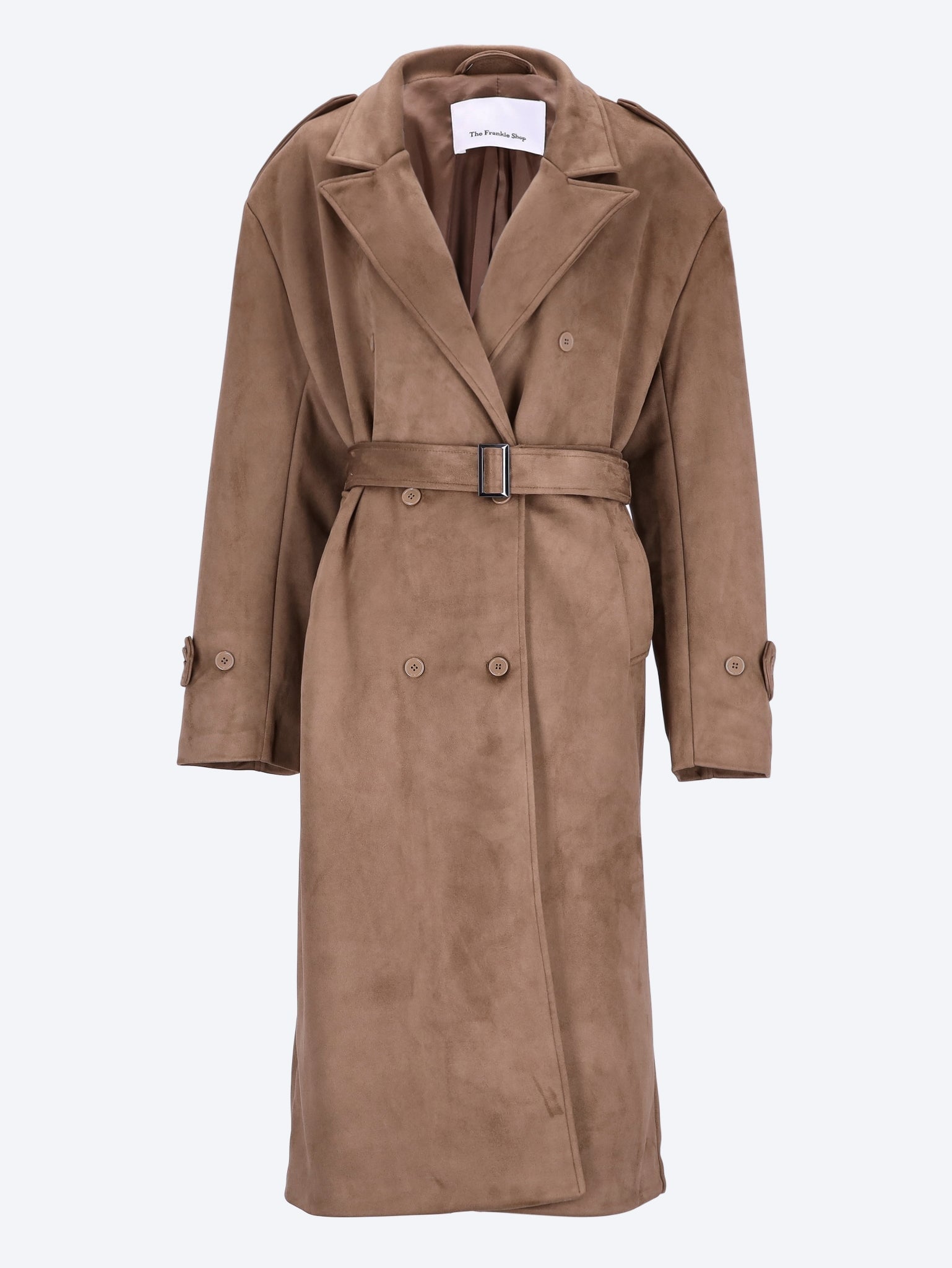 Pembroke faux suede trench 1
