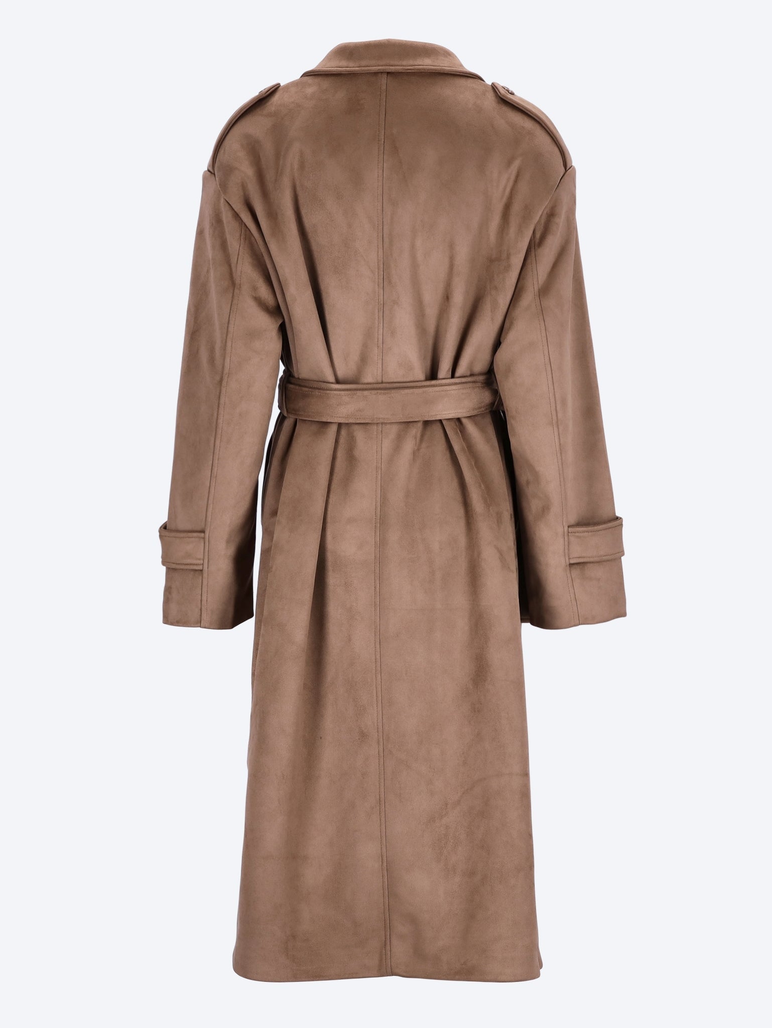 Pembroke faux suede trench 3