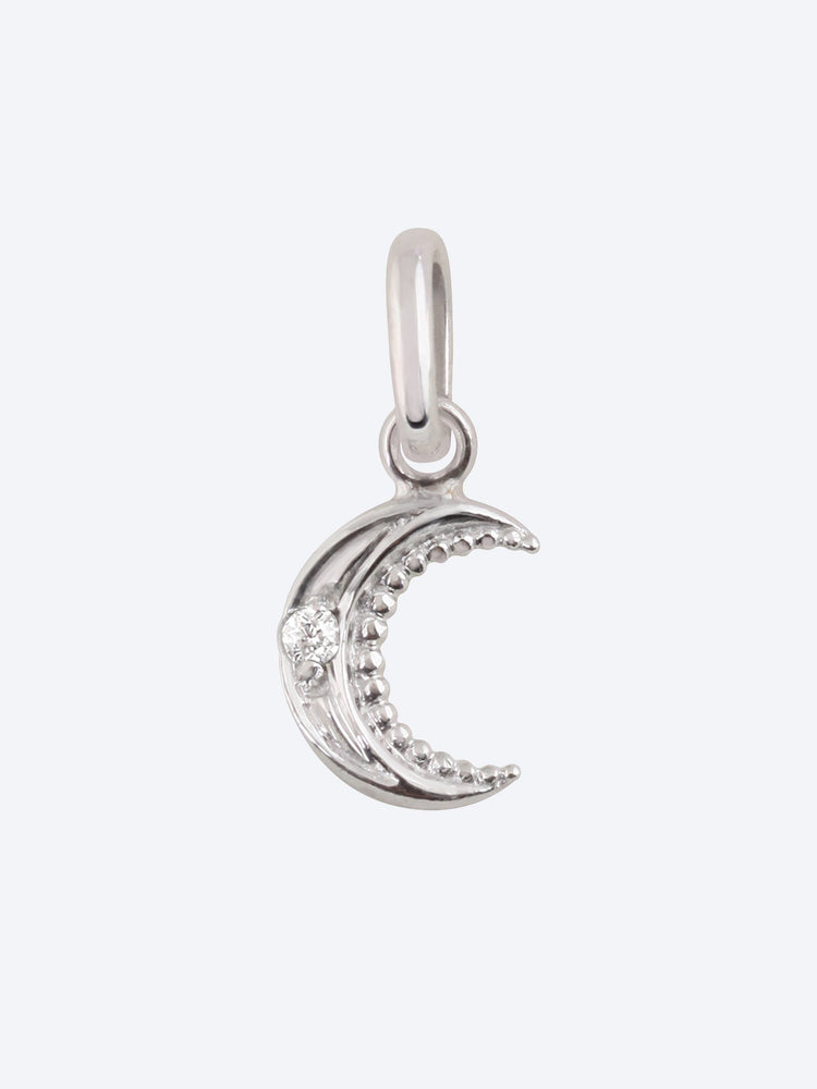 Anhänger Mond, Diamant oder Weiß 1