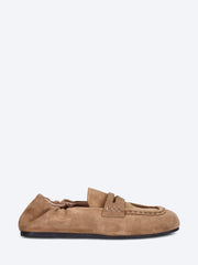 Penny square suede loafers ref: