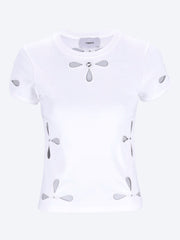 Petal embroidered slim fit t-shirt ref: