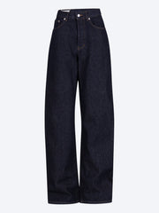 5-Pocket-Jeans mit weitem Bein ref: