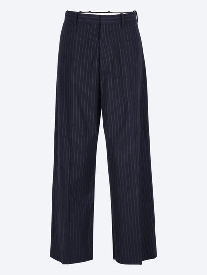 Pantalon à fines rayures
