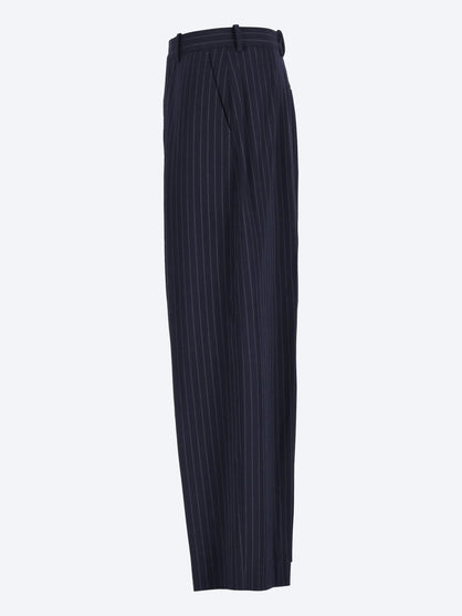 Pantalon à fines rayures