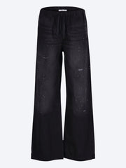 Plott-Hose aus pfirsichfarbenem, leichtem Baumwolltwill ref: