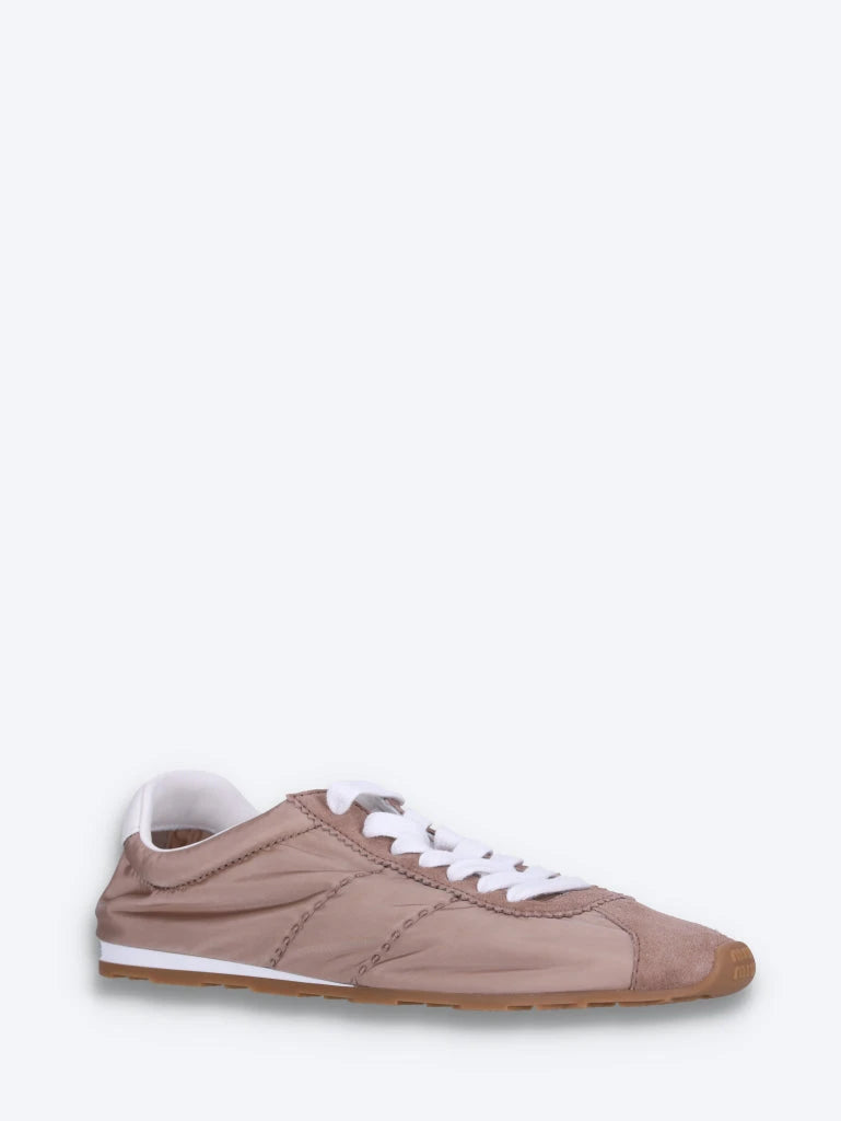Plume-Sneaker aus technischem Stoff und Wildleder 2