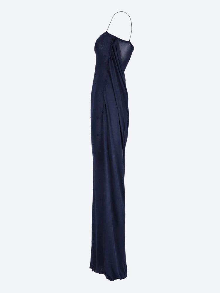 Plumetis knit maxi dress 2