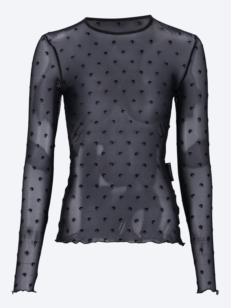 Plumetis moon mesh flock ls top 1