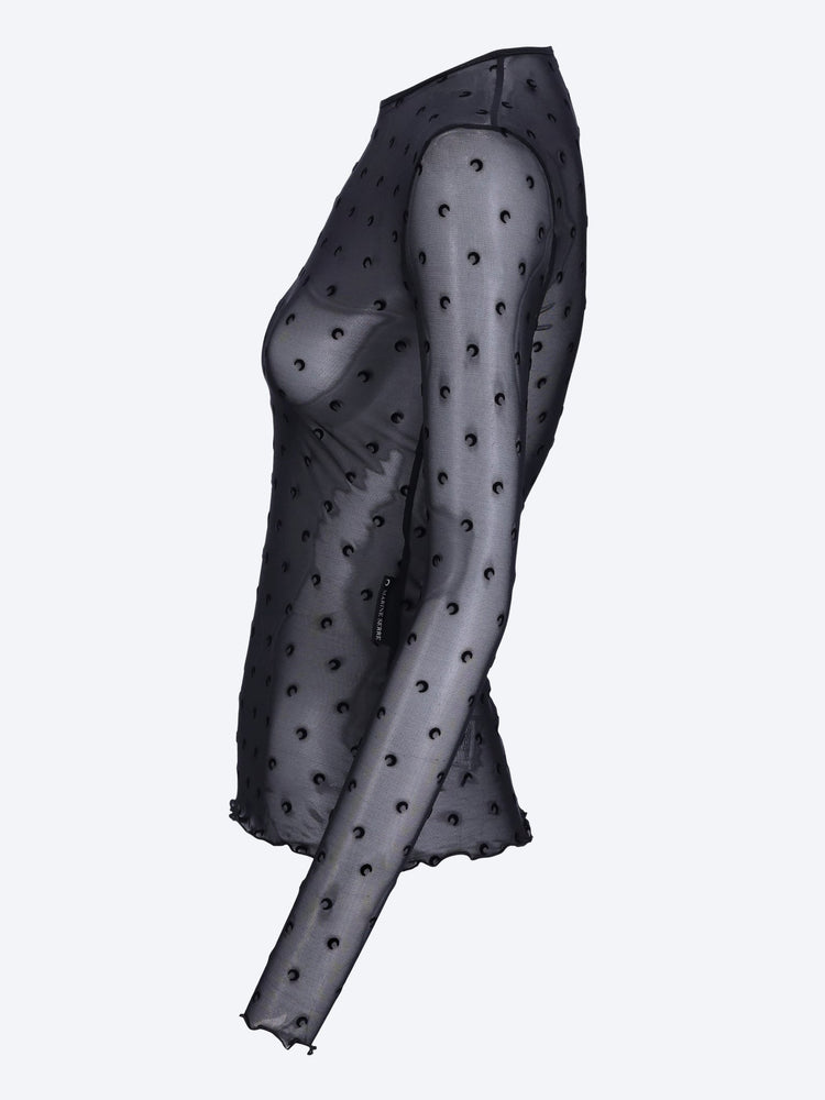 Plumetis moon mesh flock ls top 2