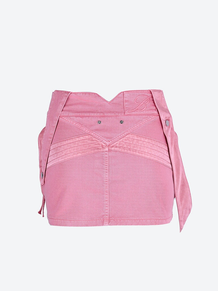 Pocket denim mini skirt 3