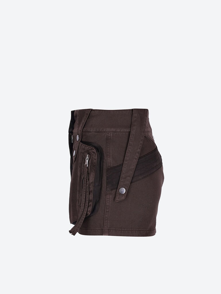 Pocket denim mini skirt 2