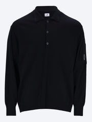 Polo collar rib sweater ref: