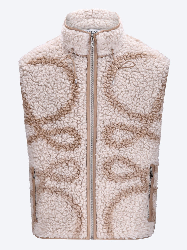 Polyester wool acrylic vest 1