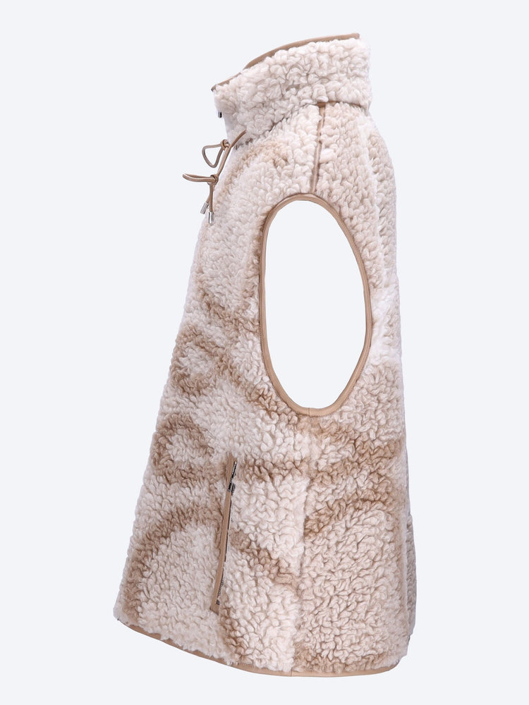 Polyester wool acrylic vest 2