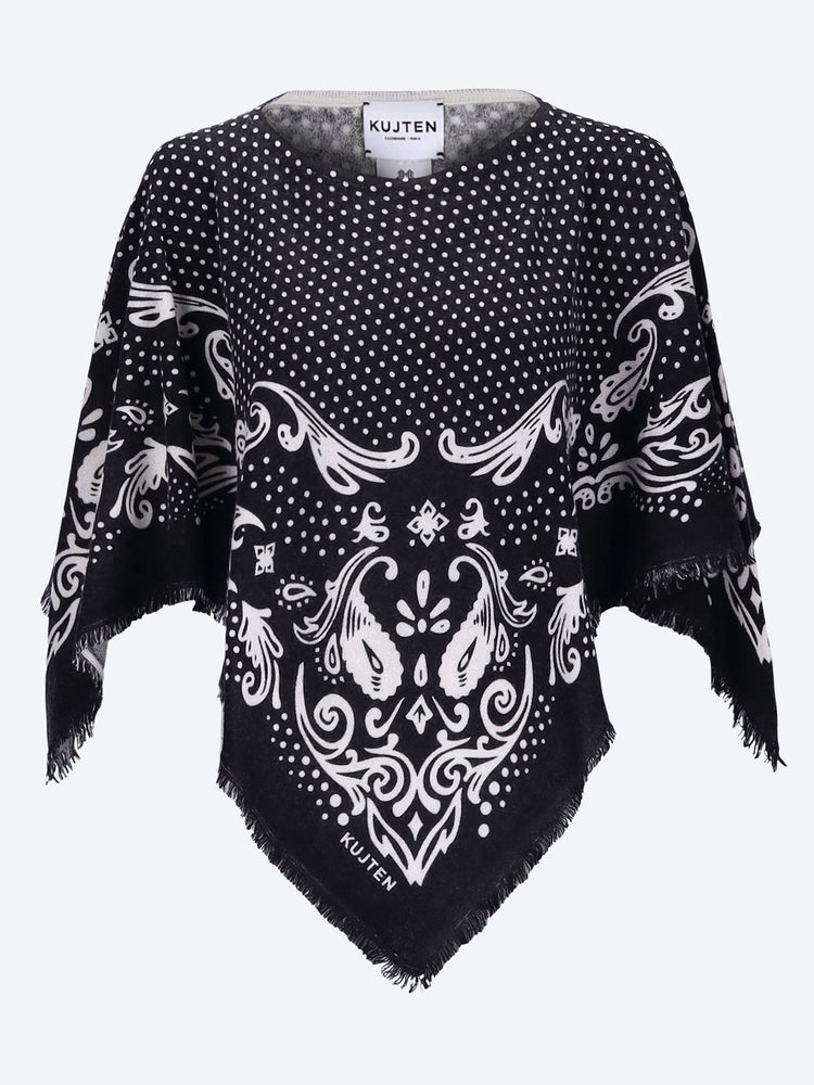 Ponchona dot poncho 1