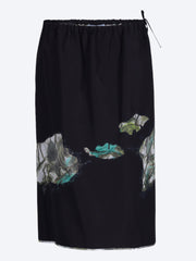 Popeline devore' skirt ref:
