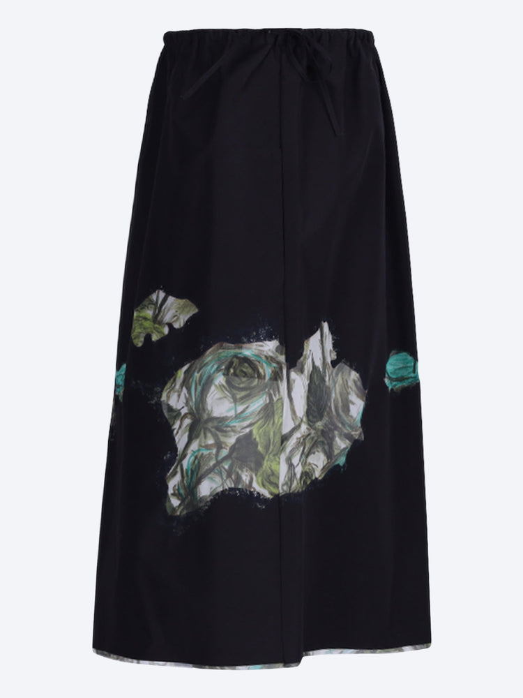 Popeline devore' skirt 2