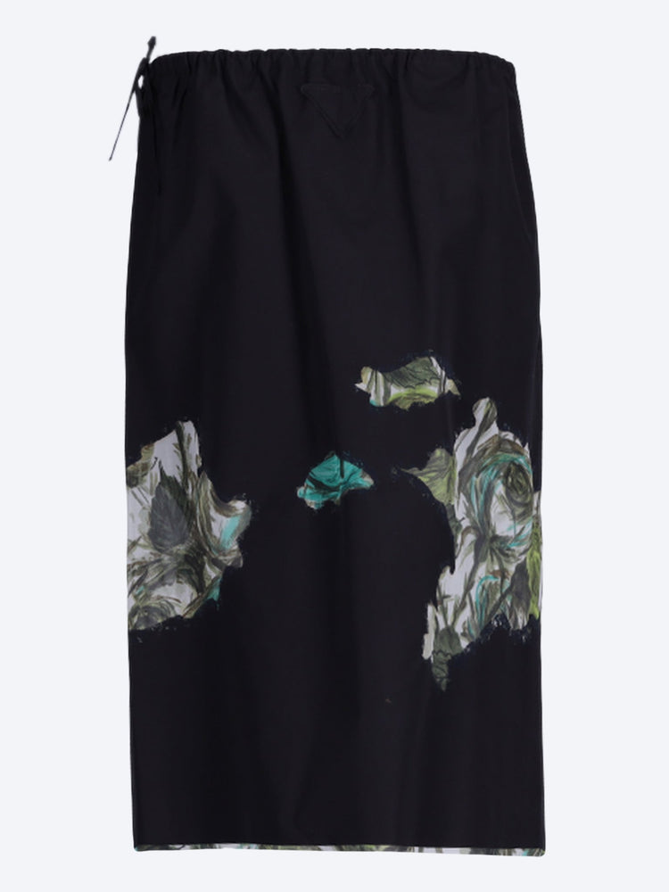 Popeline devore' skirt 3