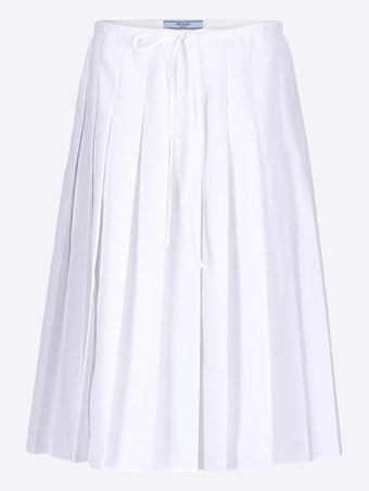 Poplin skirt