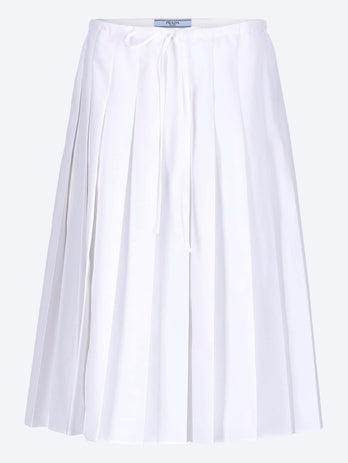 Poplin skirt