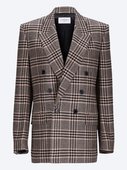 Prince of wales silk cashmere jacket ref: