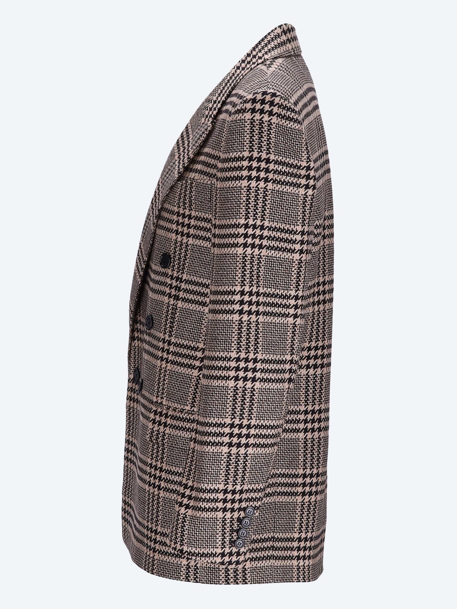 Prince of wales silk cashmere jacket 2